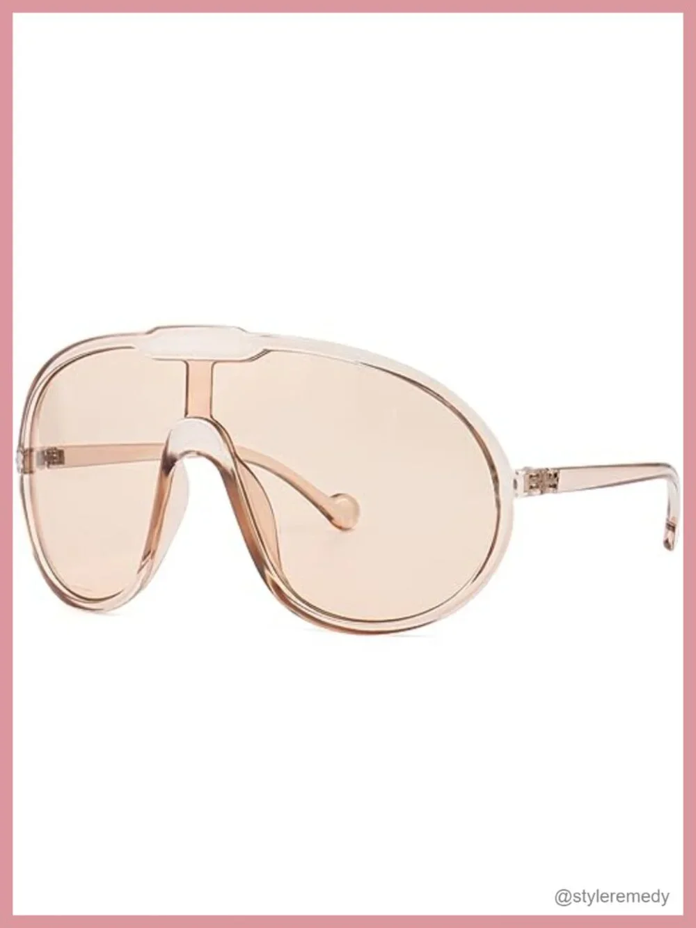 Oversized Shield Sunglasses UV400 Protection for Women Men